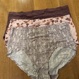 New W/out Tag 3 Marilyn Monroe Hipster Panties Underwear *1 Pair L And 2pair XL*